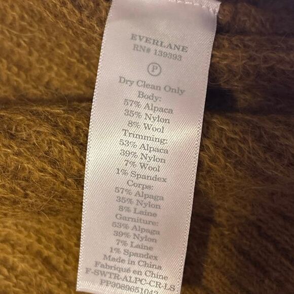 Everlane Alpaca Crew Sweater – Golden Brown medium - Picture 3 of 4